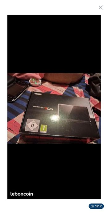 Console 3ds avec jeux boite complet 