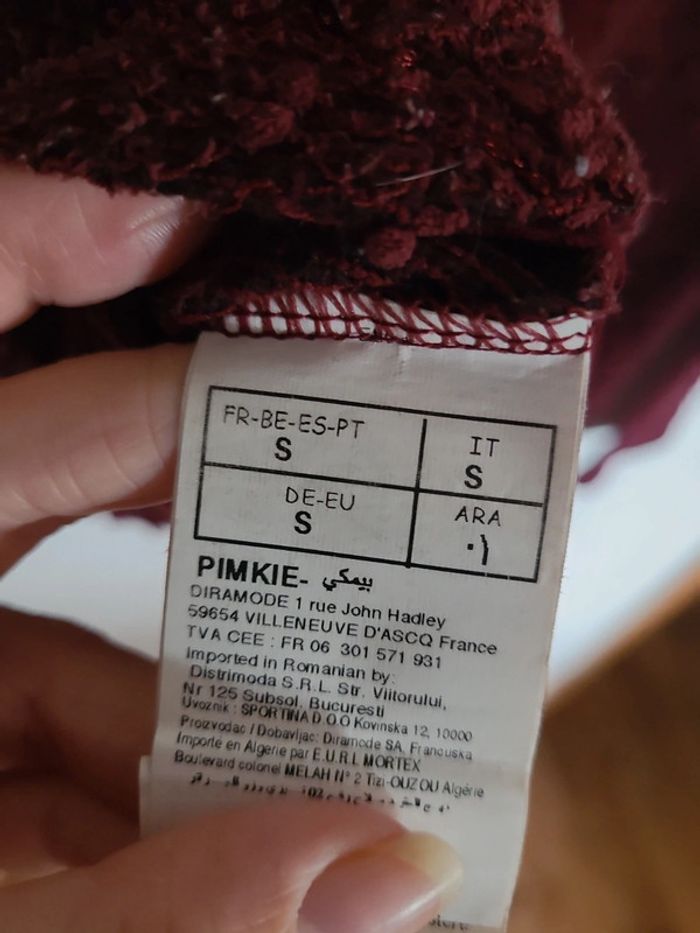 Pull bordeaux - photo numéro 5