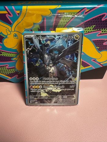 Pokemon carte Zekrom promo ETB ME2.5 heros transcendant