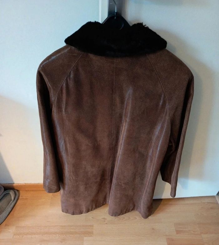 Veste longue en cuir Fabiani - photo numéro 4