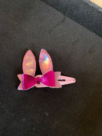 Barrette cheveux lapin
