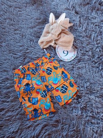 Short pirate 9 mois