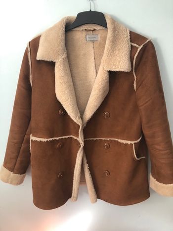 Manteau chaud fourrure à l intérieur 