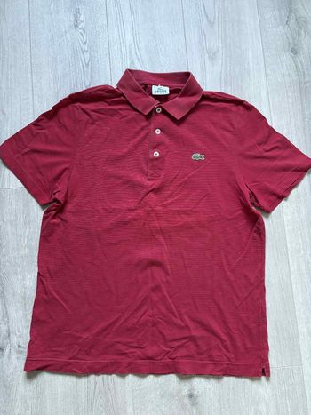 Polo manche courte rouge Lacoste L
