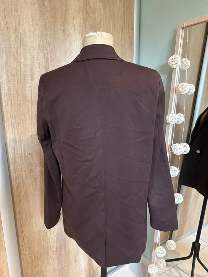 Très beau blazer marron femme - photo numéro 3