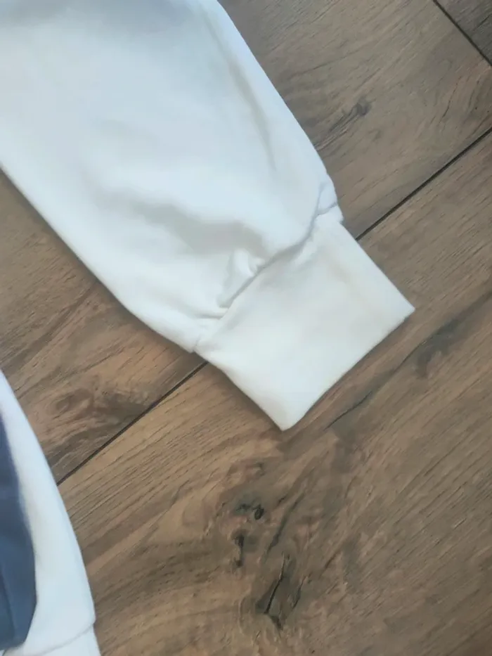 Pull sweat à capuche pour homme blanc L - photo numéro 7