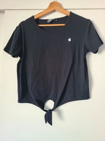 Haut noir avec noeud 34 36