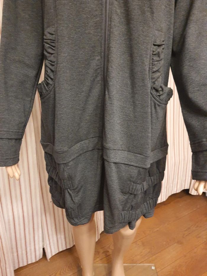 Pardessus gris Areline taille 5 (fr 44 ) neuf - photo numéro 10