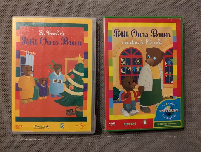 Lot de 2 DVD Petit ours brun