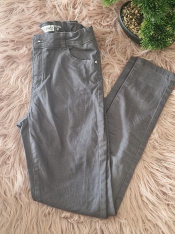 Pantalon slim gris