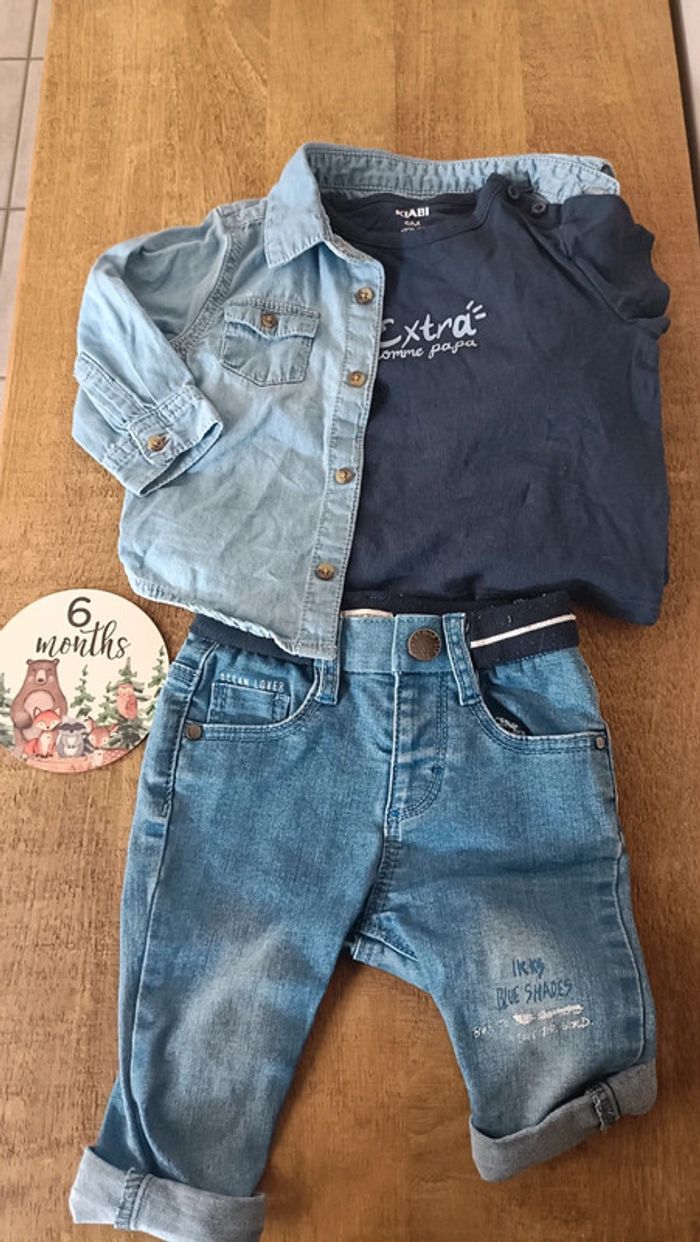 Ensemble bébé garçon 6mois