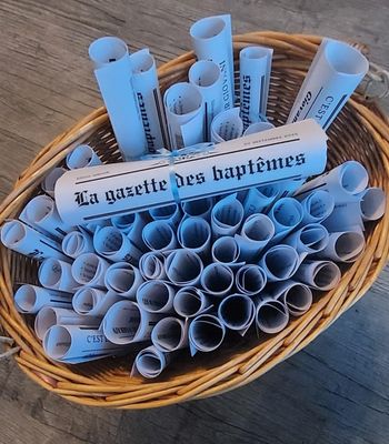 Gazette des baptêmes ou mariés