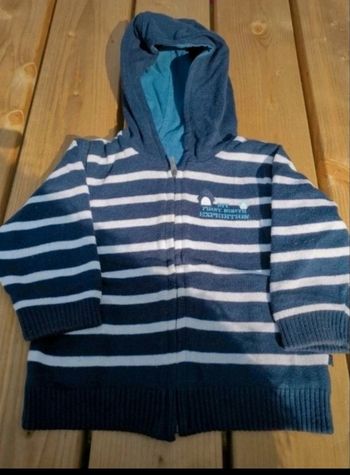 Gilet/ veste réversible garçon 12 mois Obaibi