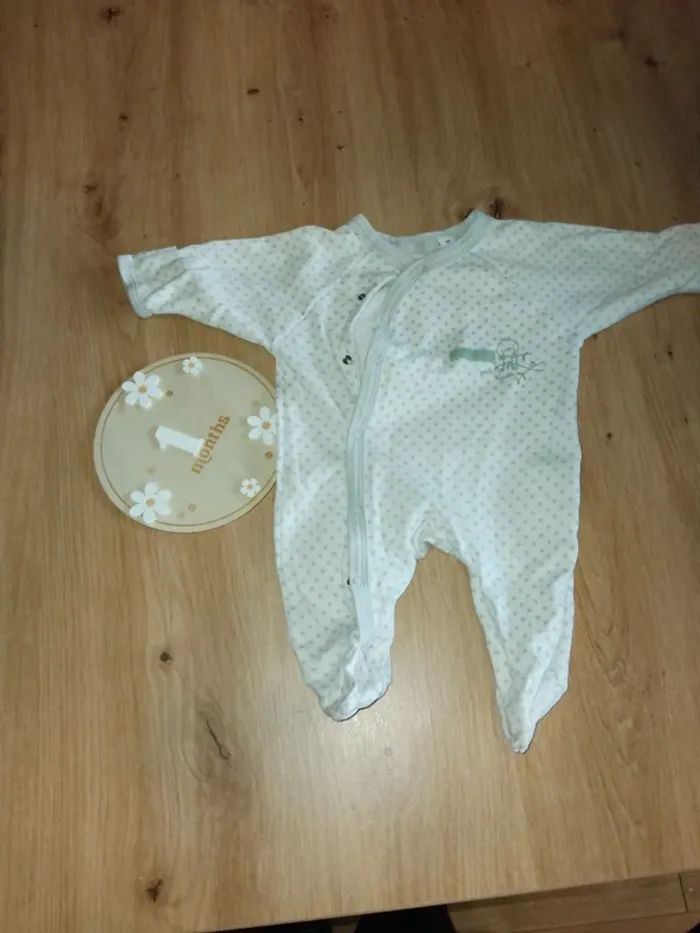 3 pyjamas léger fille 1 mois - photo numéro 6