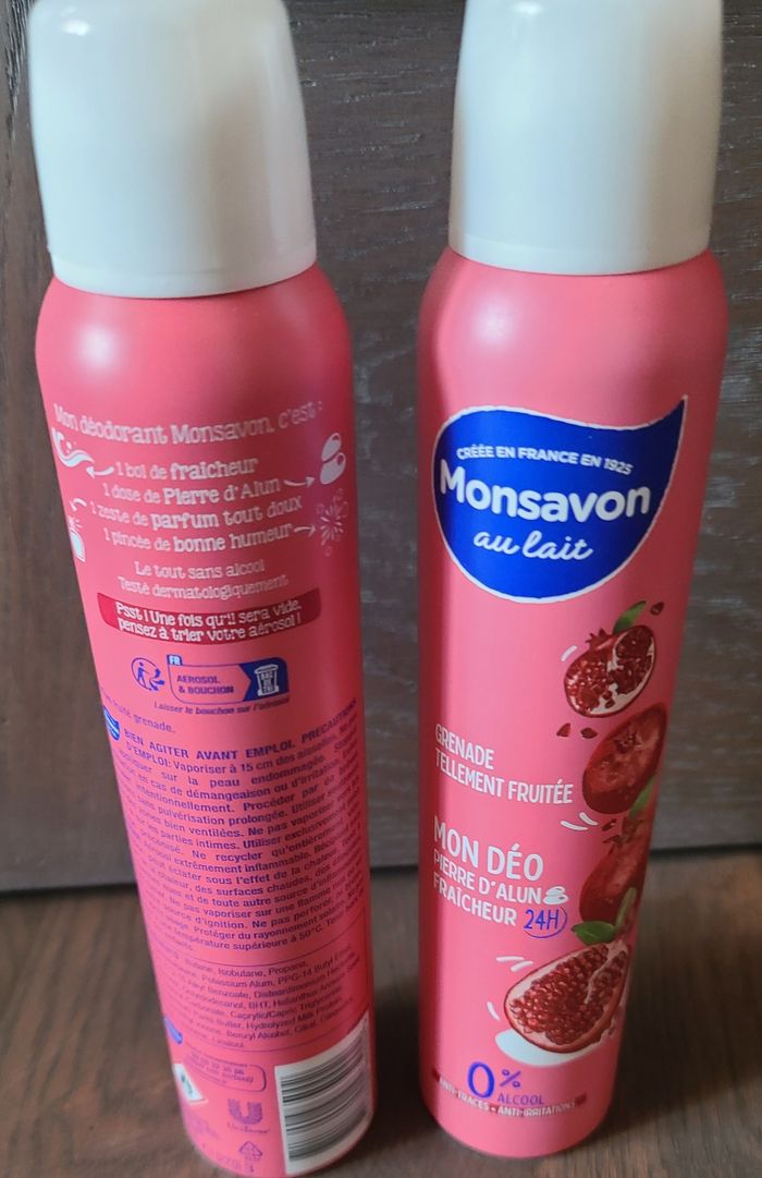 Lot de 2 déodorants spray femme - photo numéro 2