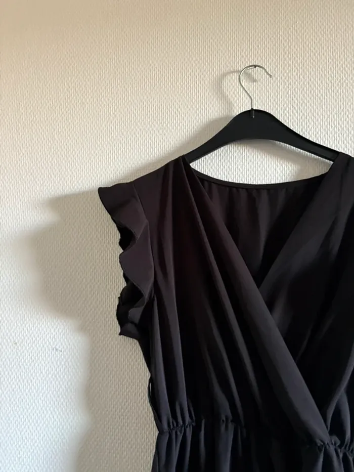 Robe longue à volants noire - photo numéro 2