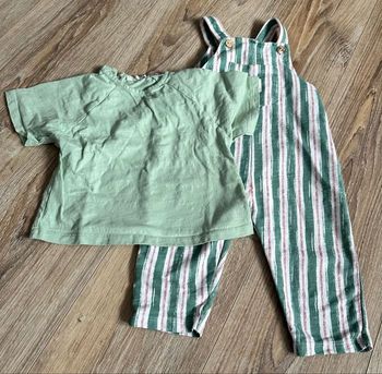 Ensemble t-shirt et salopette