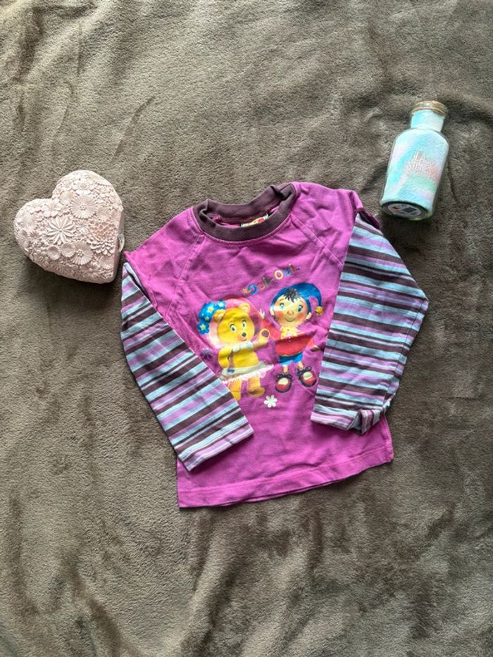 🌹 Tee shirt Oui Oui violet 🌹 - photo numéro 2