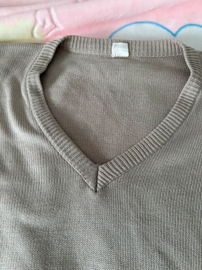 Pull marron - photo numéro 4