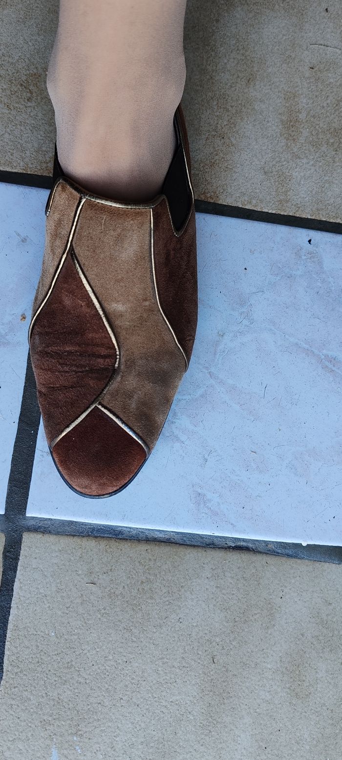Moccasins fantaisies femme entièrement cuir - photo numéro 2