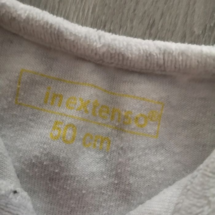 Pyjama doux gris étoile 50 cm naissance - photo numéro 2
