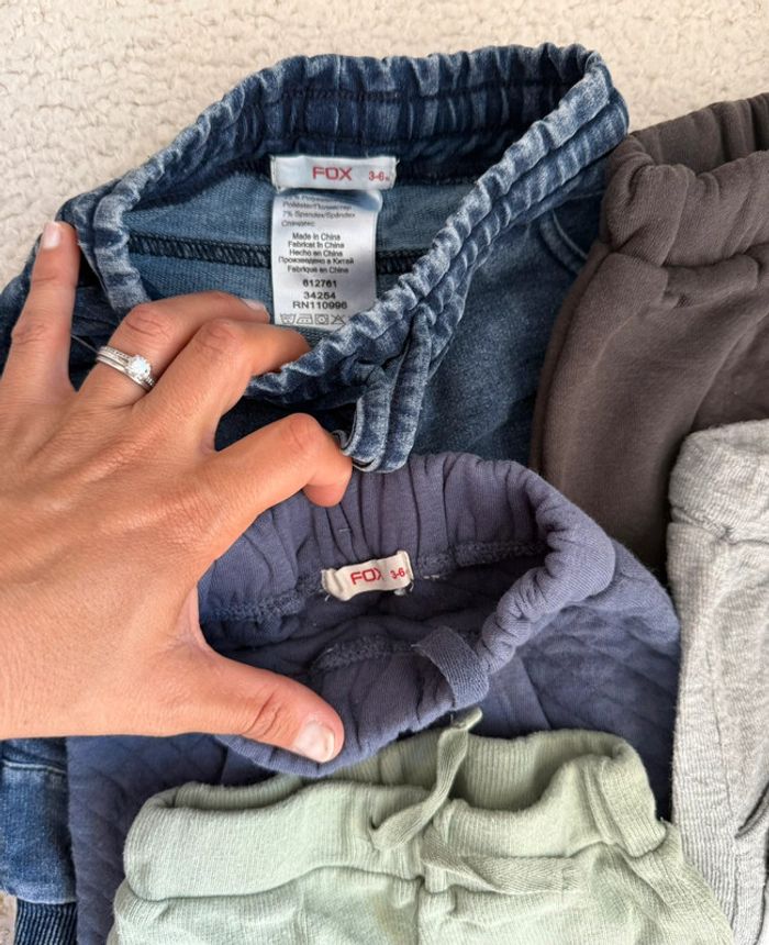 Lot de 7 jogging 3 6 mois fox Zara - photo numéro 2