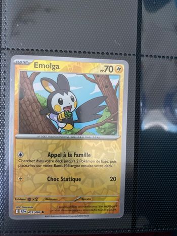 Carte Pokémon reverse neuf