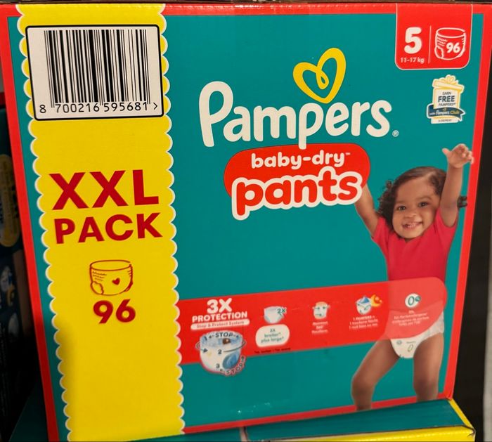 Couches PANTS Pampers taille 5