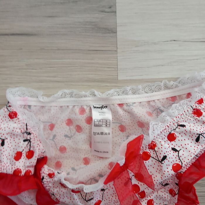 Pyjama femme 3 pièces à motif cerises Jennyfer taille 38 - photo numéro 6