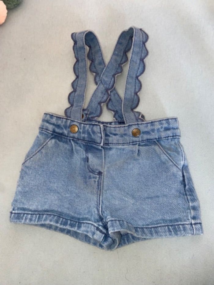 Salopette short