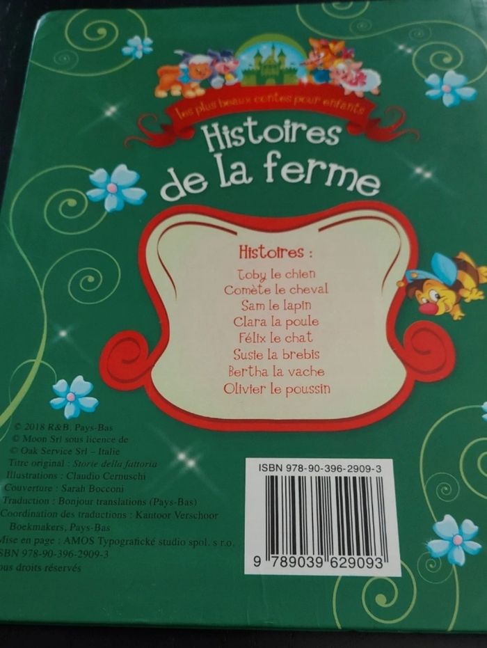 Livre Histoires de la ferme - photo numéro 2