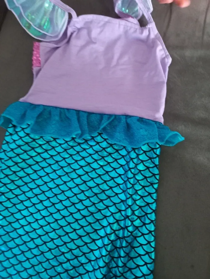 Robe déguisement ariel petite sirène 3/4 ans - photo numéro 3