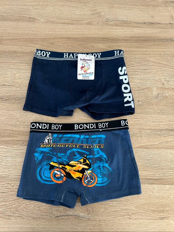 Lots de 2 boxers caleçons garçons taille 10-12 ans
