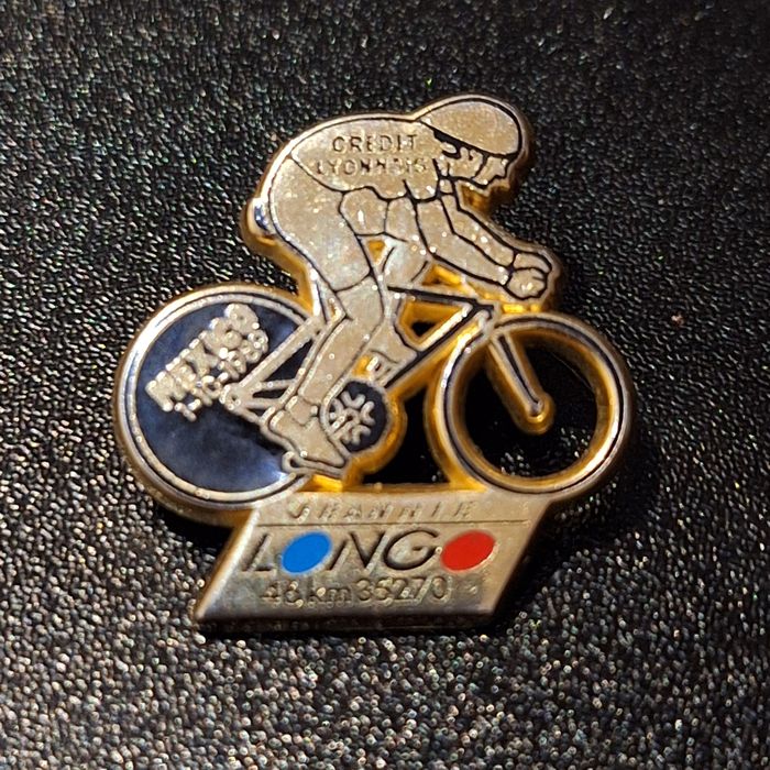 JEANNIE LONGO 1989 Mexico en pins laiton 26mm vélo cyclisme