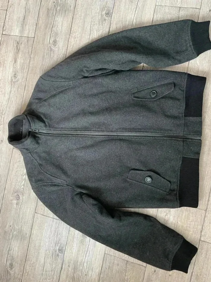 Veste homme big star gris/noir taille L - photo numéro 4