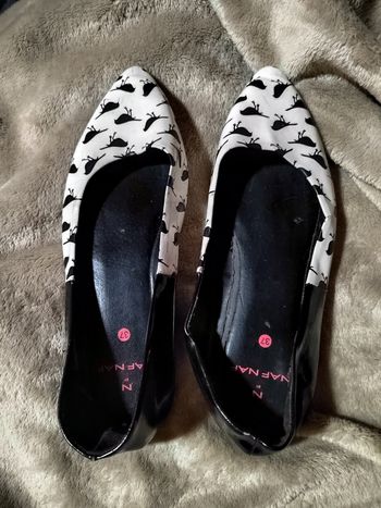 Ballerines motif oiseaux