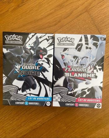 Lot Bundle Pokémon EV10.5 Foudre Noire & Flamme Blanche