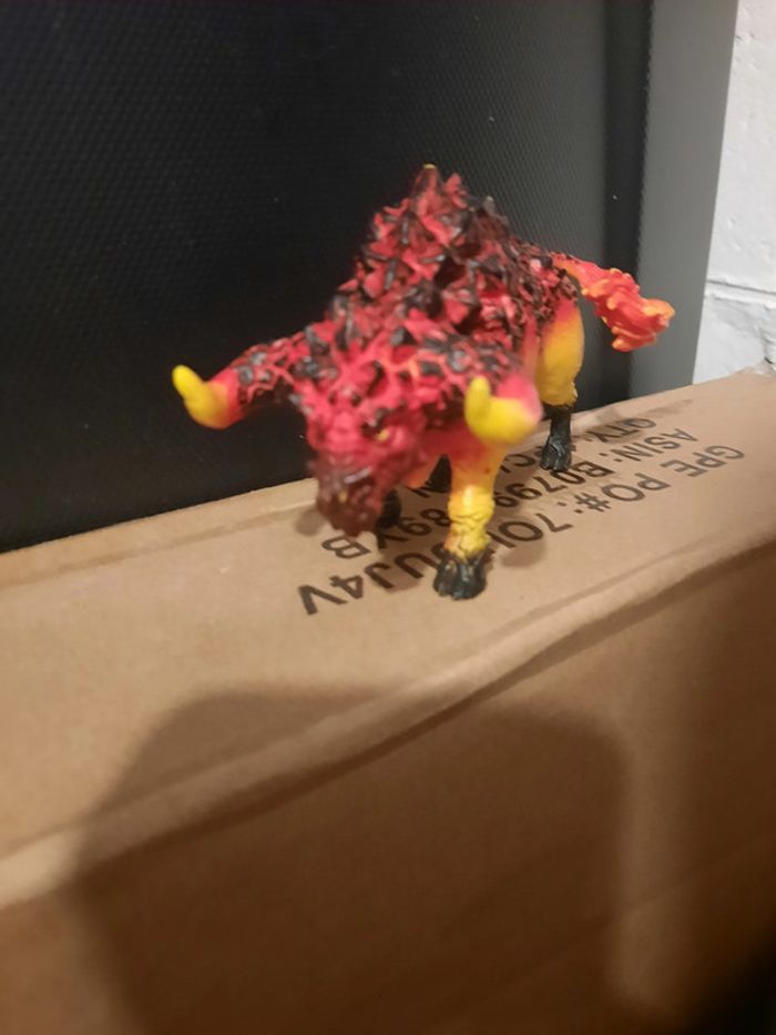 Schleich eldrador taureau feu - photo numéro 2
