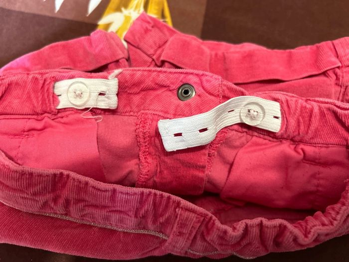 Short rose velours fille 2 ans - photo numéro 4