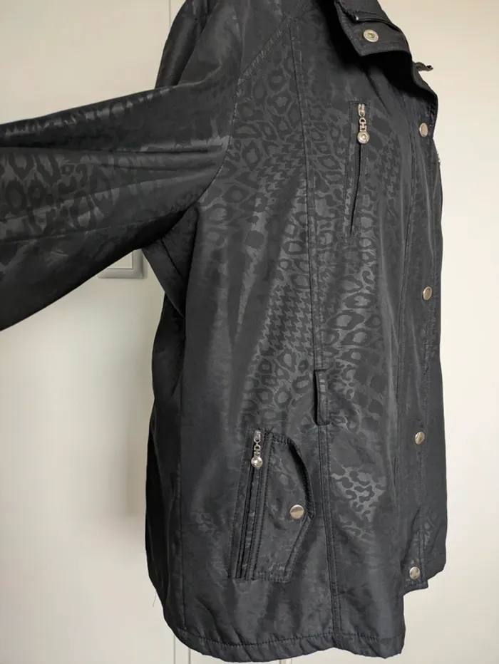 Veste imperméable demi-saison noire 42 - photo numéro 5