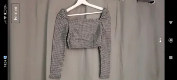 Croc top vichy