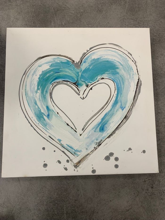 2 cadre avec un cœur - photo numéro 3