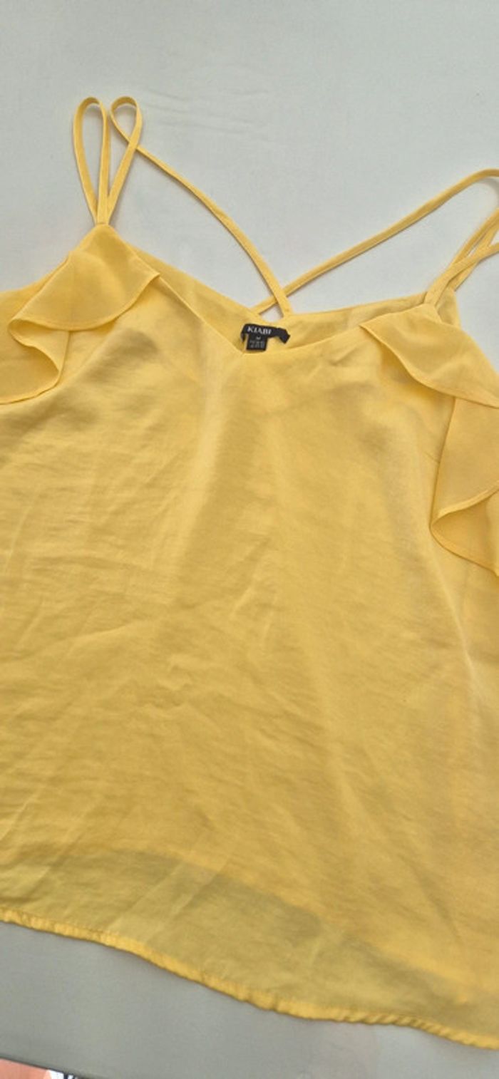 Debardeur jaune kiabi
