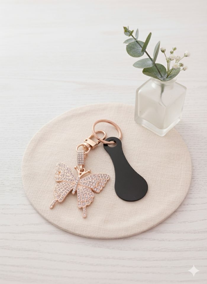 Porte clé avec jeton de caddie - photo numéro 9