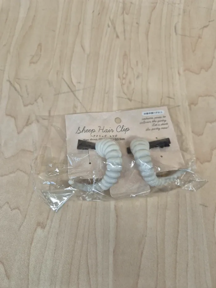 Barrettes cornes de mouton