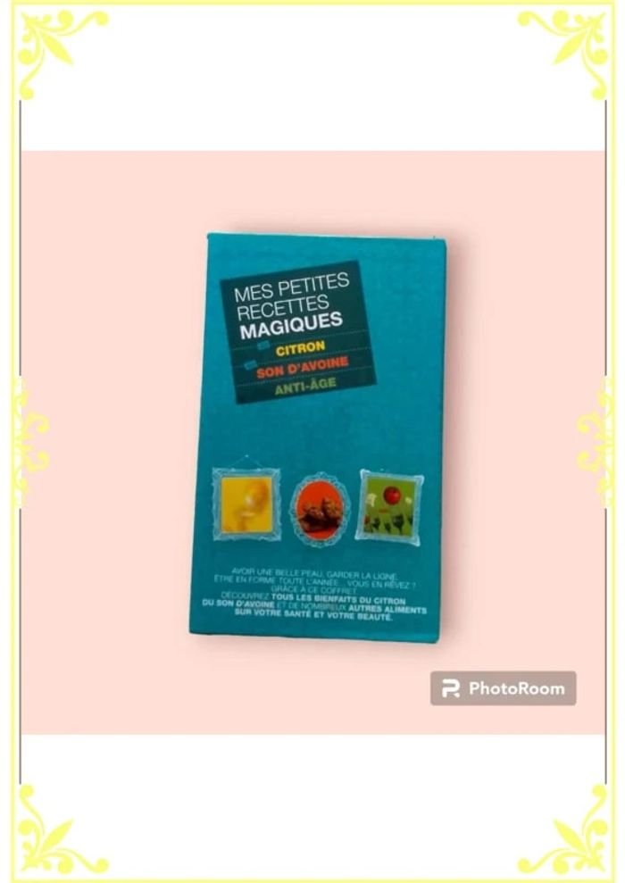 Coffret 3 livres mes petites recettes magiques