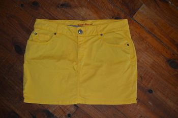 Jupe jaune moutarde Taille 32 soit 40 Little Marcel