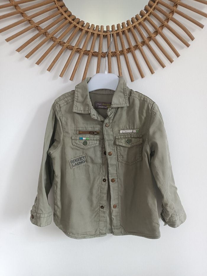 Chemise kaki orchestra 3ans