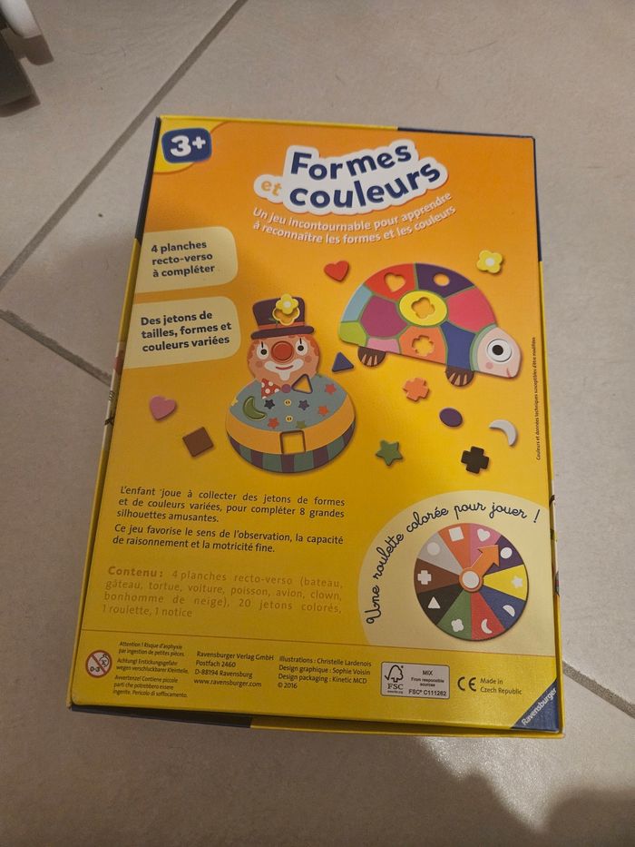 Jeux formes et couleurs - photo numéro 2