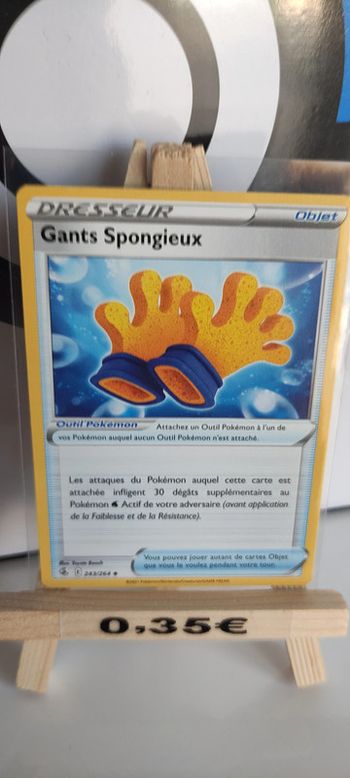 Gants spongieux dresseur 243/264 poing de fusion